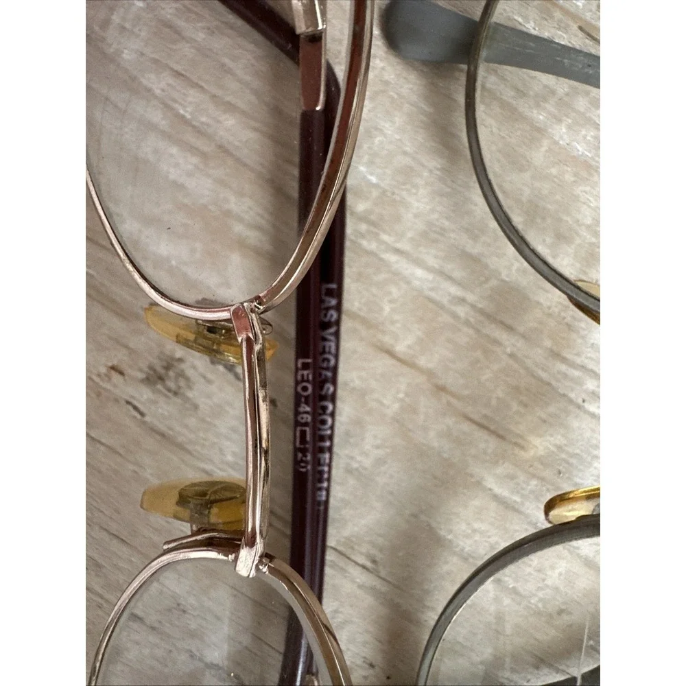 5 Pairs Assorted Wire Rim Glasses Terri Brogan Celine Dion Michael Kors